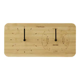 Northcore Wall Mounted Bamboo Time &#38; Tide Clock (Landscape)