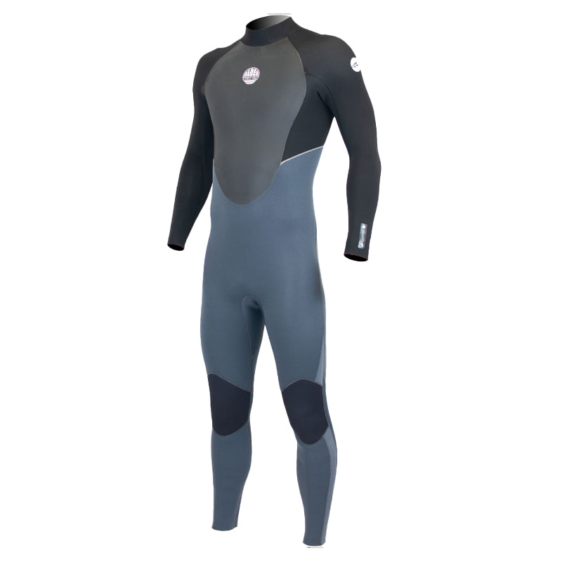 Alder Stealth Mens 5/4/3 Wetsuit - Grey/Black