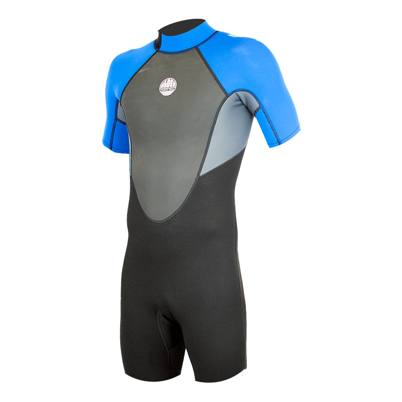 Alder Impact Mens Shortie 3/2 Wetsuit - Royal