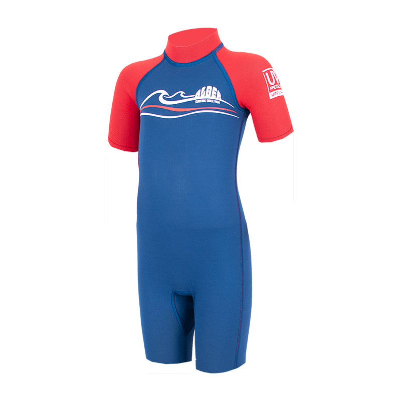 Alder Toddler Shortie Wetsuit - Red