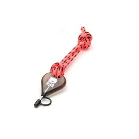 Bulldog Fin Key and Leash String - Coral