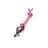 Bulldog Fin Key and Leash String - Pink