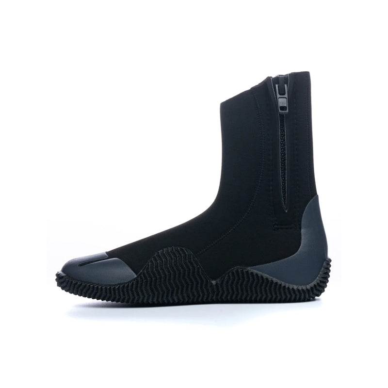  C-Skins Legend 5mm Zipped Adult Round Toe Boots - Black/Charcoal 