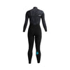 C-Skins Rewired 3/2mm Chest Zip Steamer Womens - Raven Black / Black X Shade / Ocean Blue