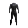 C-Skins Session 3/2mm Back Zip Steamer Mens - Black/Charcoal Diamond/Ultra Cyan