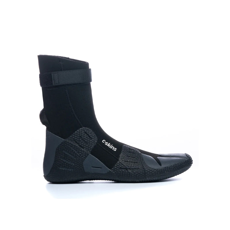 C-Skins Session 5mm Round Toe Boots - Black/Charcoal 