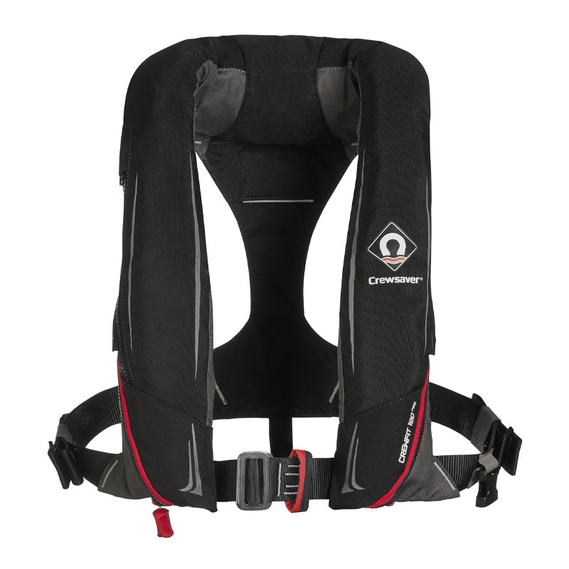 Crewsaver Crewfit 180N Pro w/Harness - Black/Red