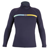 Alder Crus Junior Long Sleeve Rash Vest - Navy