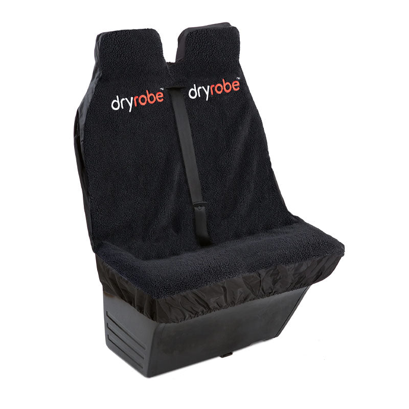 dryrobe Double Van Seat Cover - Black/Black