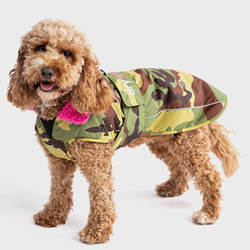 Dryrobe Dog - Camo / Pink