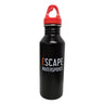 Escape Watersports Water Bottle 500ml - Black/Orange