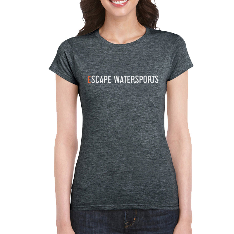 Escape Watersports T-Shirt Ladies - Dark Heather