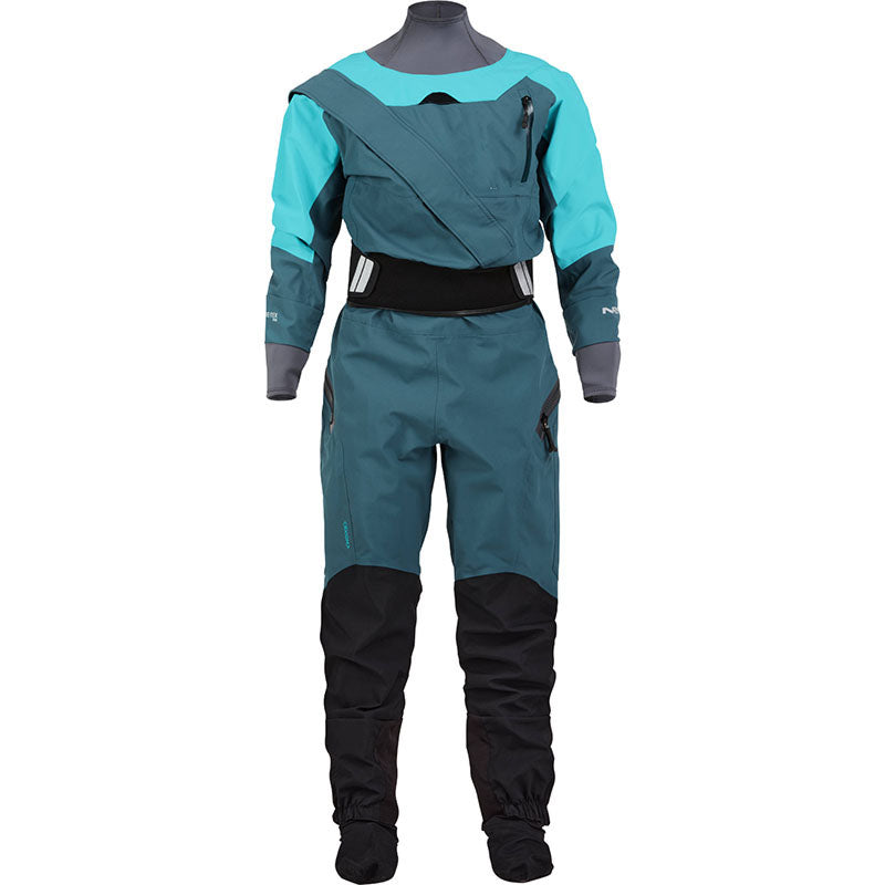 NRS Women&#39;s Axiom GORE-TEX Pro Drysuit - Mediterranea / Aqua