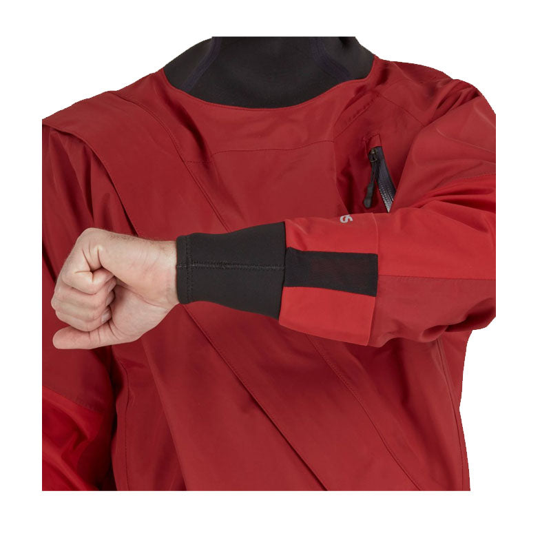 NRS Mens Explorer Semi-Dry Suit - Red