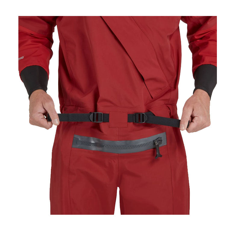 NRS Mens Explorer Semi-Dry Suit - Red