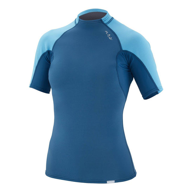 NRS Ladies HydroSkin 0.5 Short-Sleeve Shirt - Poseidon