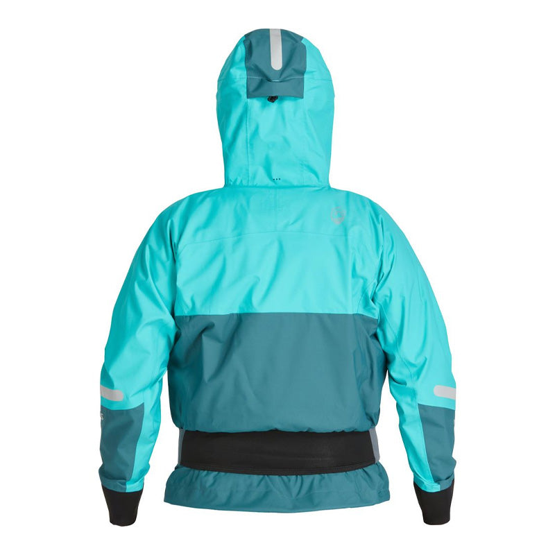 NRS Womens Riptide Splash Jacket - Aqua/Mediterranea