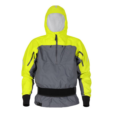 NRS Mens Riptide Splash Jacket - Chartreuse/Gray