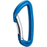 NRS Sliq Bent Gate Karabiner - Bright Blue