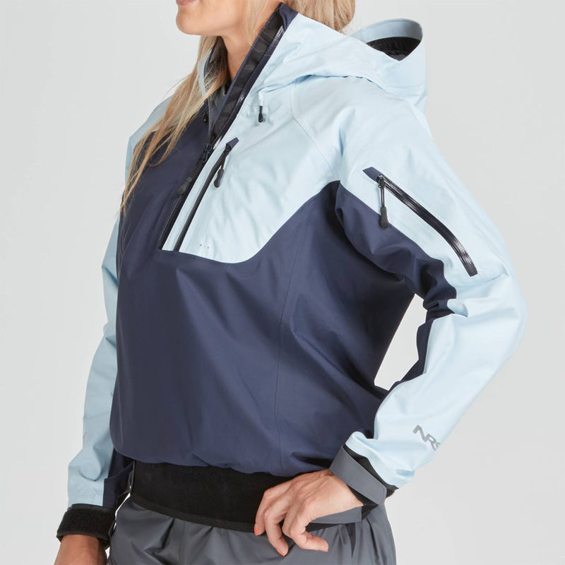 NRS Womens Tor Splash Jacket - Cloud/Navy