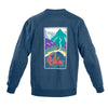 Palm Mountains to the Sea Sweater - Navy