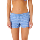 Ripcurl Womens Classic Surf 3inch Board Shorts - Blue/White