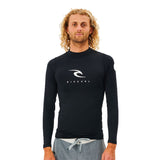 Ripcurl Corps L/S Rash Vest Mens - Black