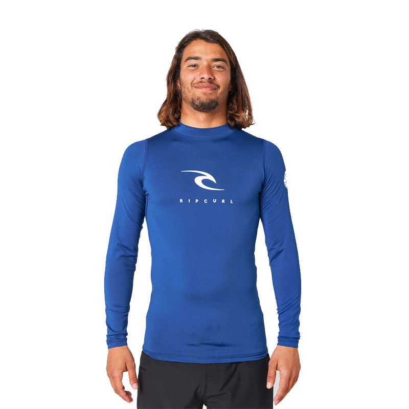 Ripcurl Corps L/S Rash Vest Mens - Navy