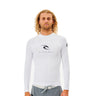 Ripcurl Corps L/S Rash Vest Mens - White