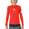 Ripcurl Corps L/S Rash Vest Junior - Red