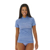 Ripcurl Womens Golden Rays SS - Blue/White