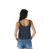 Ripcurl Womens Icon of Surf Pump Font Tank - Navy