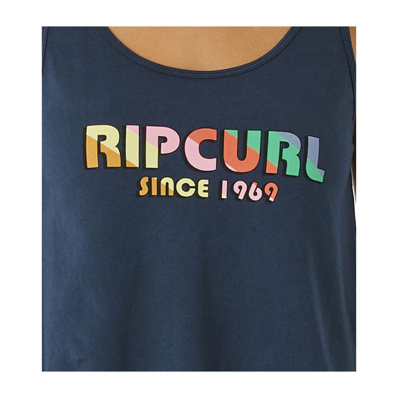 Ripcurl Womens Icon of Surf Pump Font Tank - Navy