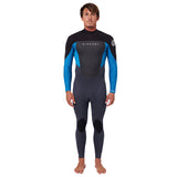 Ripcurl Omega 3/2 E-Stitch Back Zip Wetsuit - Blue