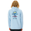 Ripcurl Search Icon Hood Fleece - Blue Stone