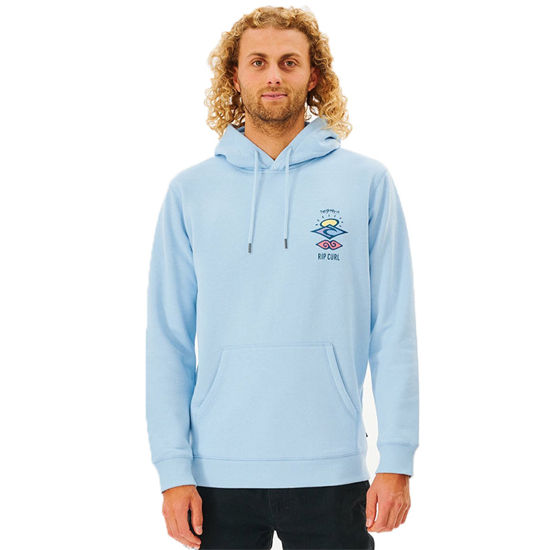 Ripcurl Search Icon Hood Fleece - Blue Stone