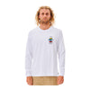 Ripcurl Search Icon Long Sleeve Tee - White