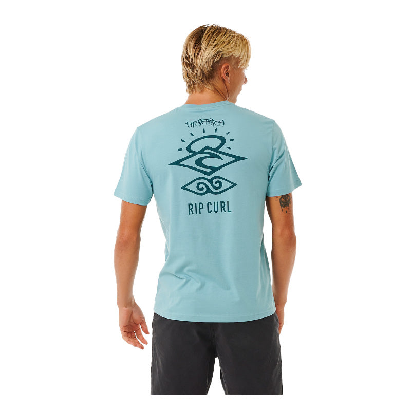 Ripcurl Search Icon Tee - Dusty Blue