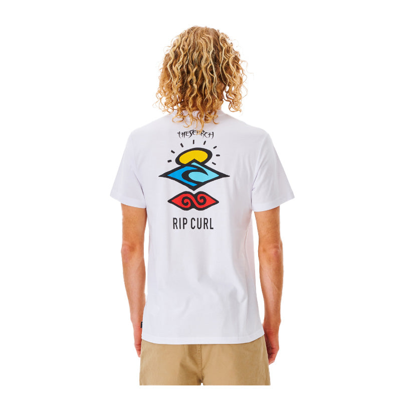 Ripcurl Search Icon Tee - White