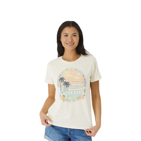 Ripcurl Womens Sun Salt Std Tee - Bone