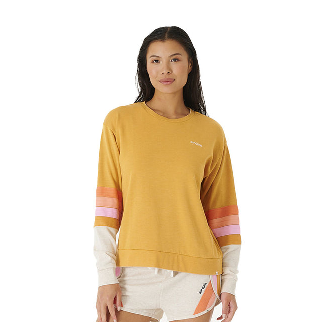 Ripcurl Womens Surf Break Crew - Gold