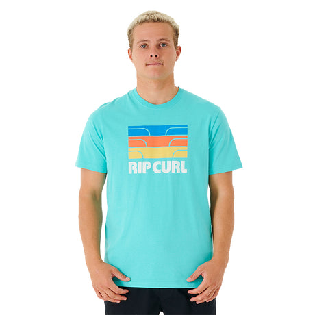 Ripcurl Surf Revival Waving Tee - Aqua