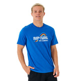 Ripcurl Surf Revival Waving Tee - Retro Blue