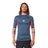 Ripcurl Waves S/S Rash Vest Mens - Navy Marle