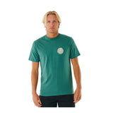 Ripcurl Wetsuit Icon Tee - Washed Green