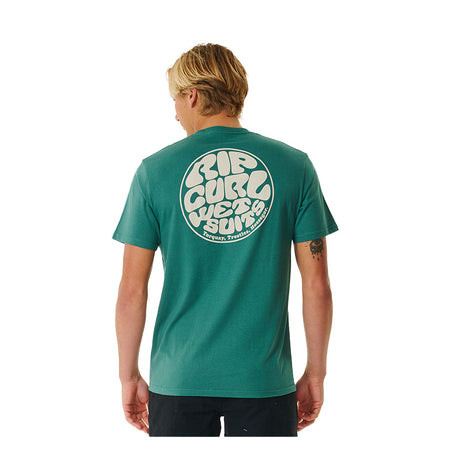 Ripcurl Wetsuit Icon Tee - Washed Green