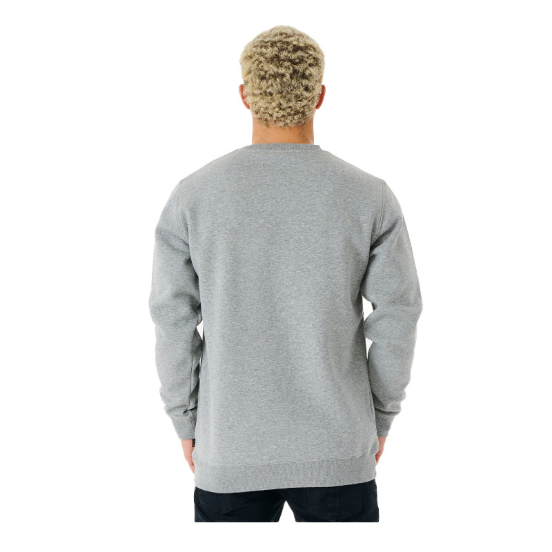 Ripcurl Wetsuit Icon Crew Fleece - Grey Marle