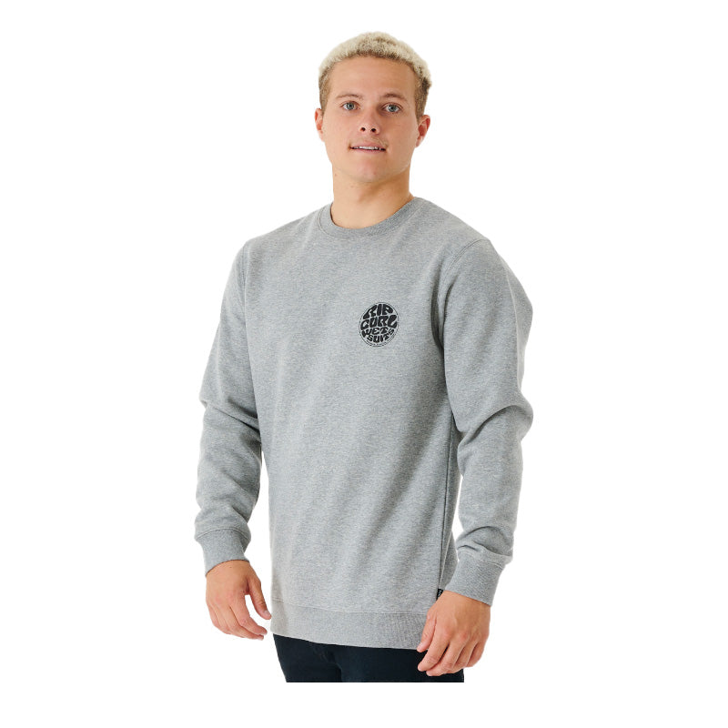 Ripcurl Wetsuit Icon Crew Fleece - Grey Marle