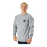 Ripcurl Wetsuit Icon Crew Fleece - Grey Marle