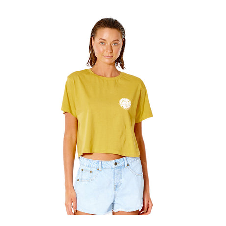 Ripcurl Wettie Icon II Tee - Gold